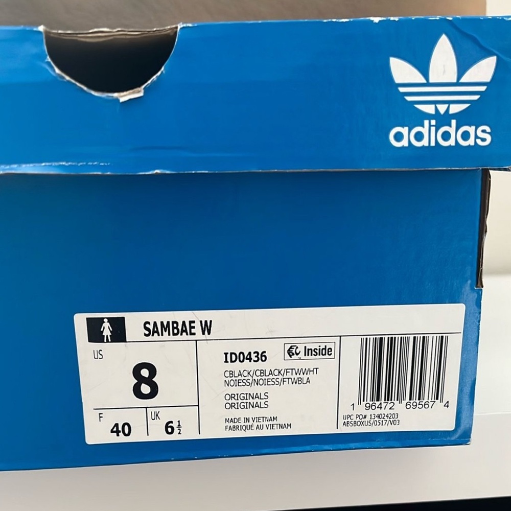 Adidas Black and White Sambae - Picture 4 of 4